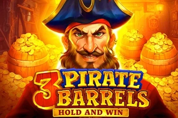 Capa do slot 3 Pirate Barrels